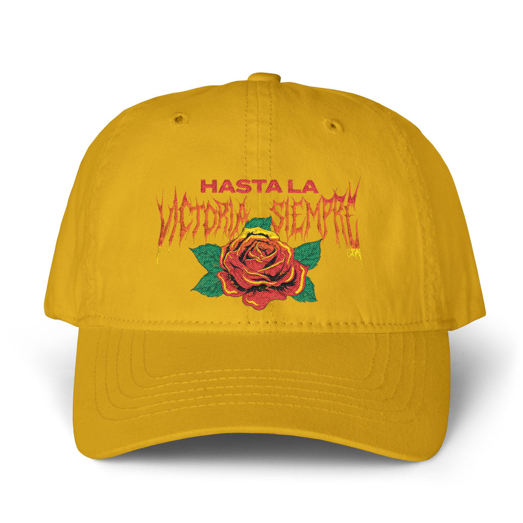 Hasta La Victoria Siempre Women's Pigment-Dyed Cap with Fashion Undervisor (Embroidery)