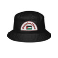 Palestine Flag Embroidered Bucket Hat — Solidarity Accessory