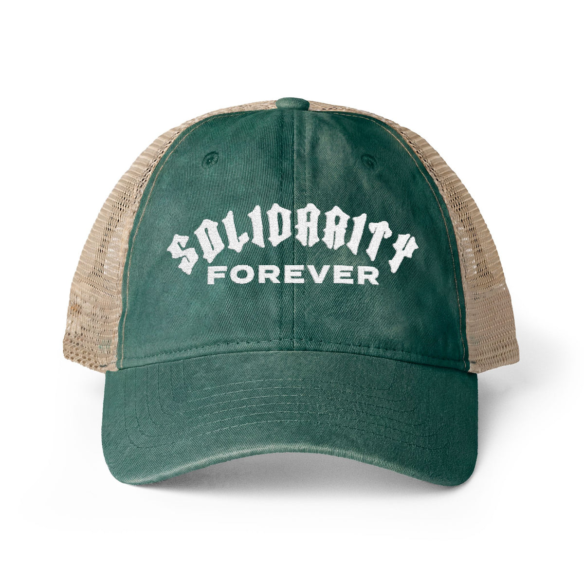 Solidarity Forever Women's Washed Mesh-Back Cap