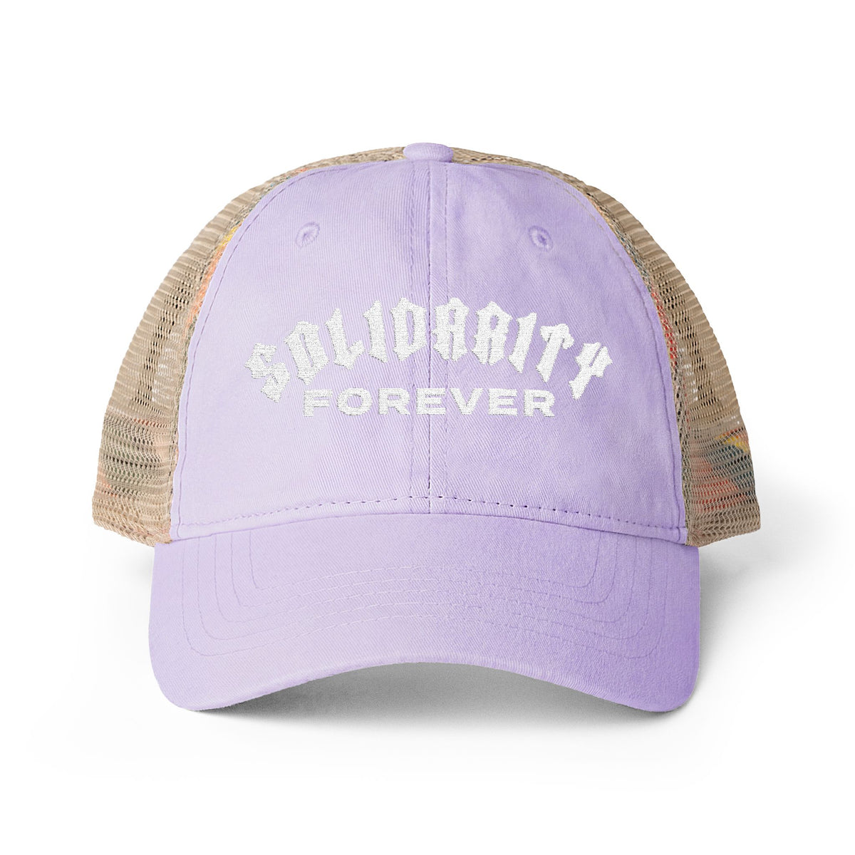 Solidarity Forever Women's Washed Mesh-Back Cap