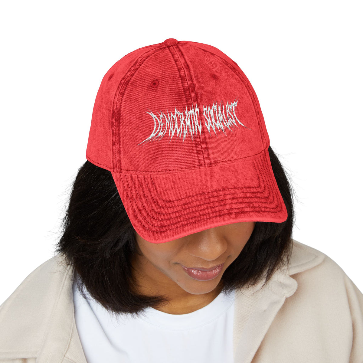 Democratic Socialist Metal - Vintage Embroidered Cap