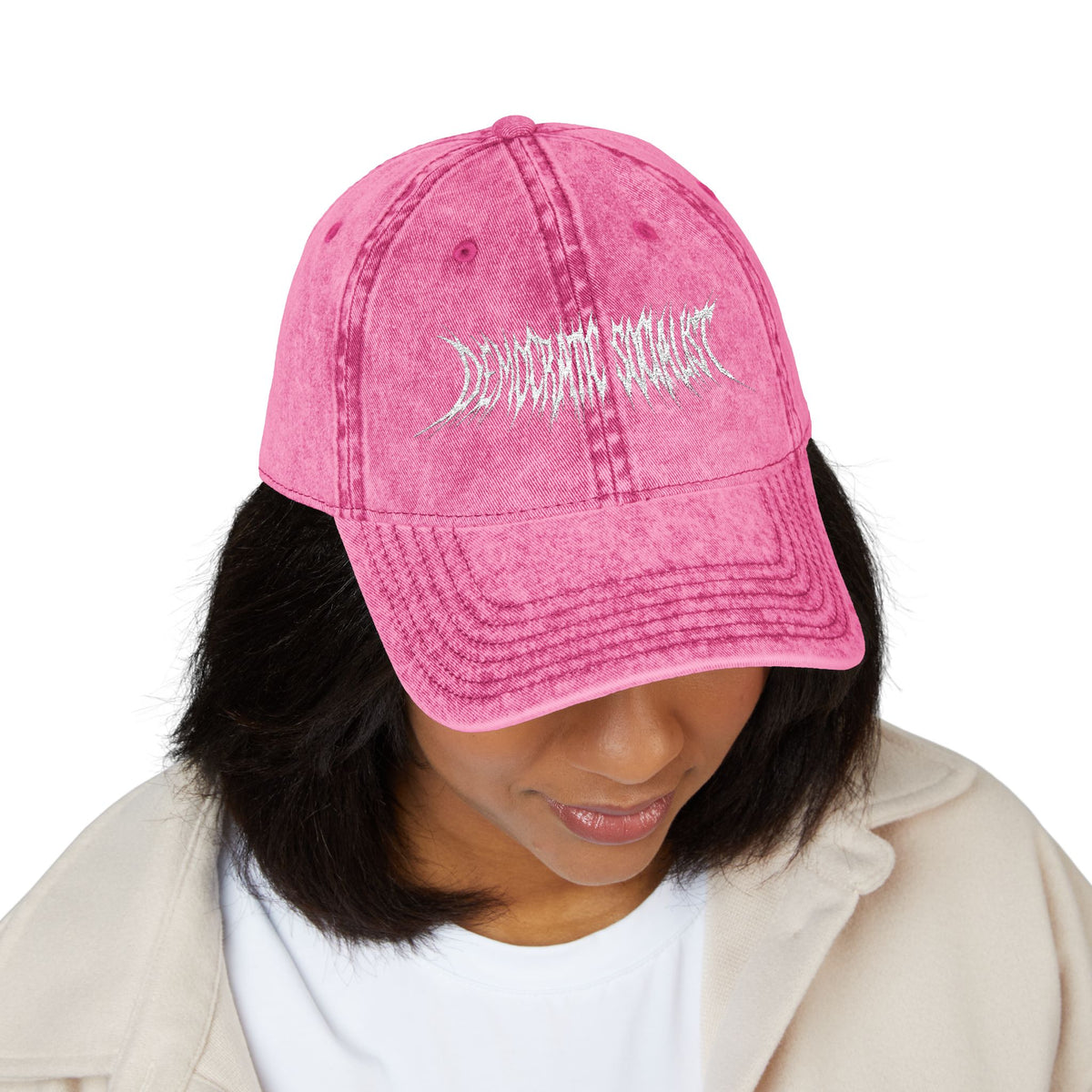 Democratic Socialist Metal - Vintage Embroidered Cap