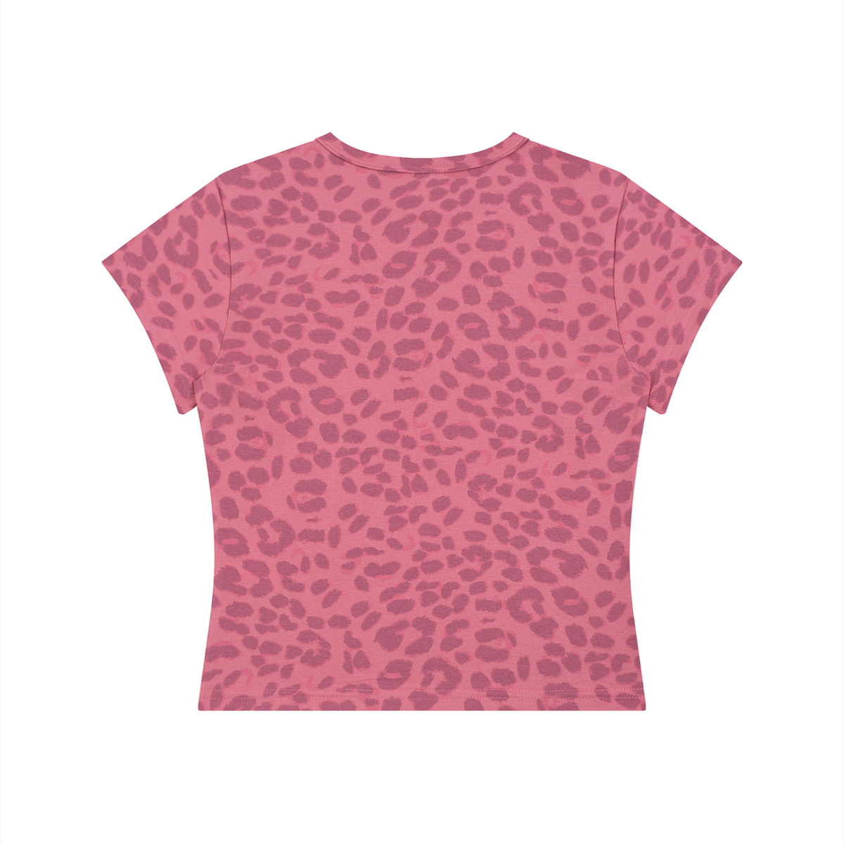 Solidarity Forever Socialist Leopard Print Crop T-Shirt