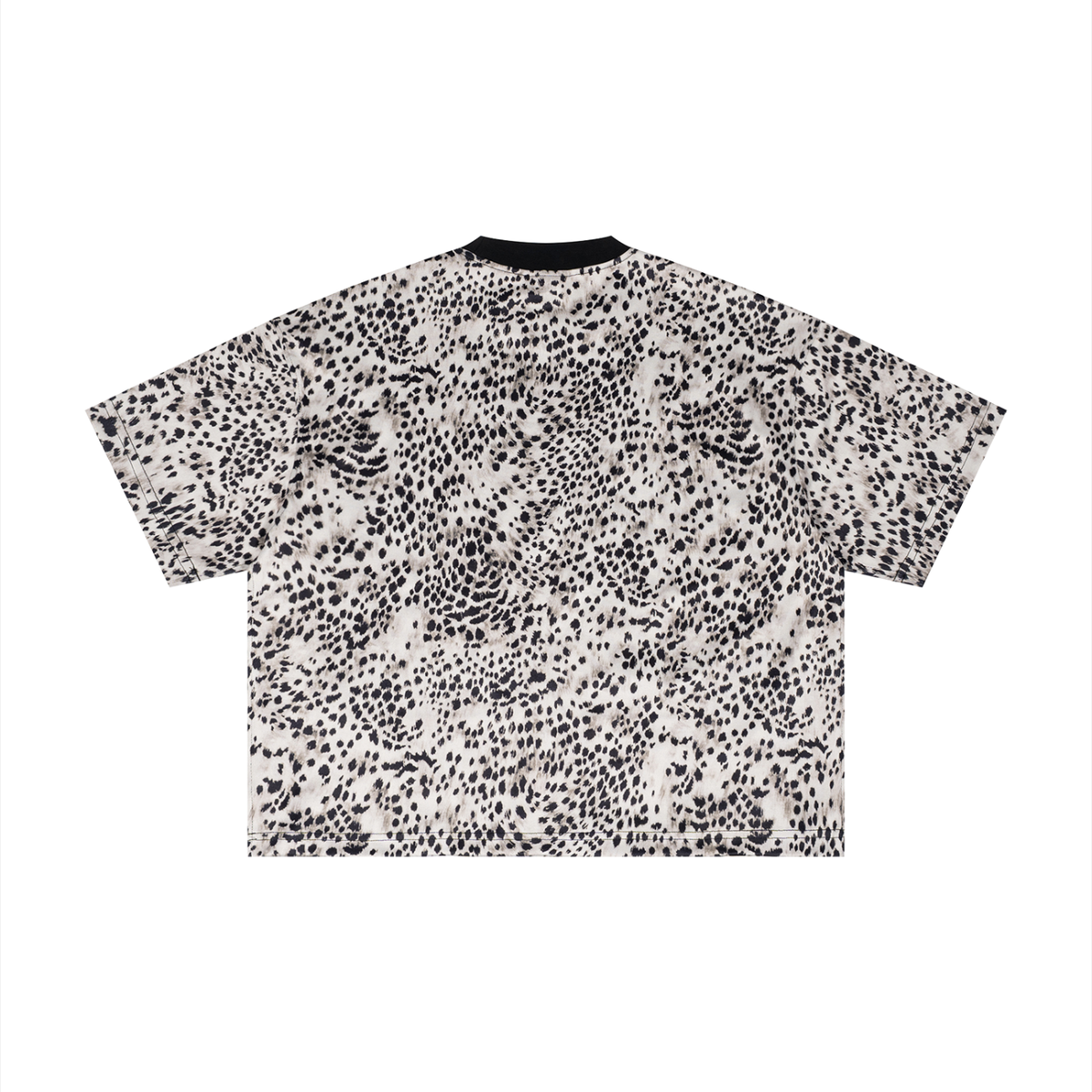 Solidarity Forever Unisex Leopard Print Boxy T-Shirt