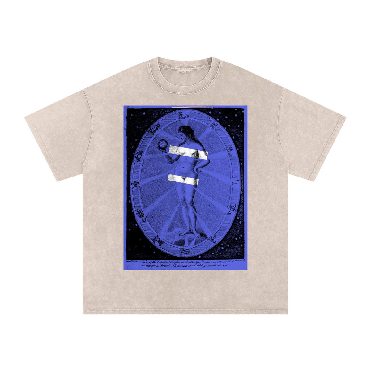 I'm a Virgo  Snow Washed Oversized Cotton T-Shirt