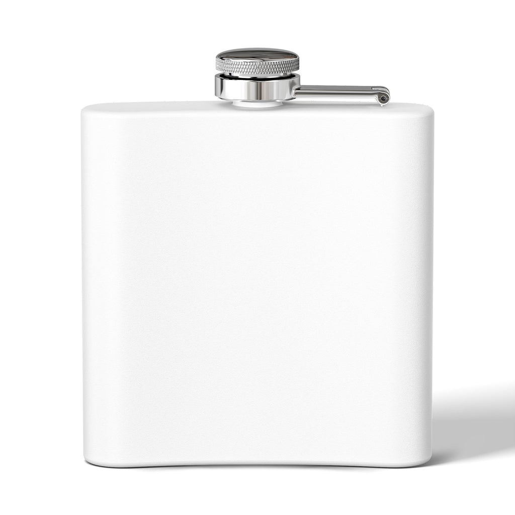 6oz Stainless Steel Flask — 'For When He Dies'