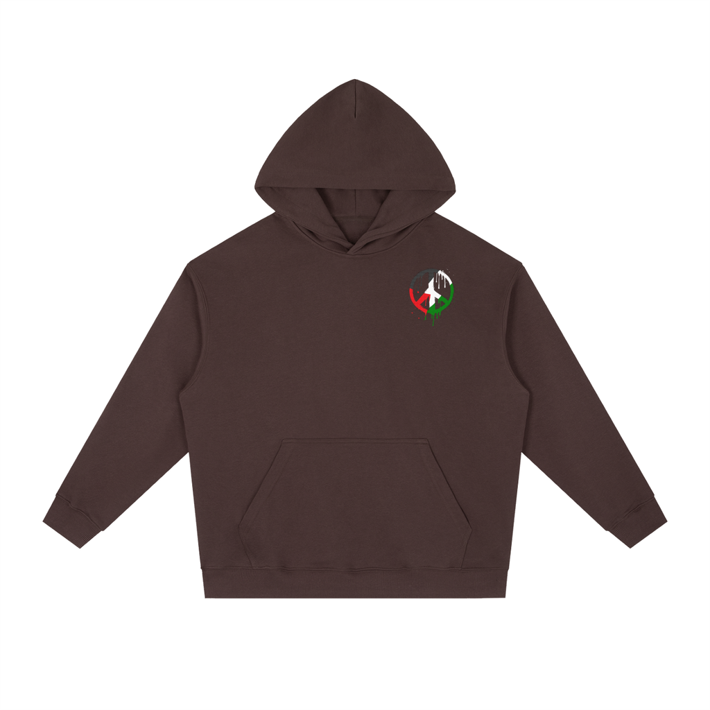 Free Palestine Flag Essential Heavyweight Drop-Shoulder Hoodie