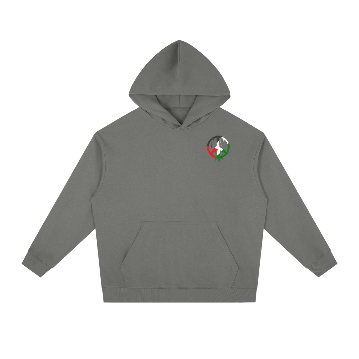 Free Palestine Flag Essential Heavyweight Drop-Shoulder Hoodie