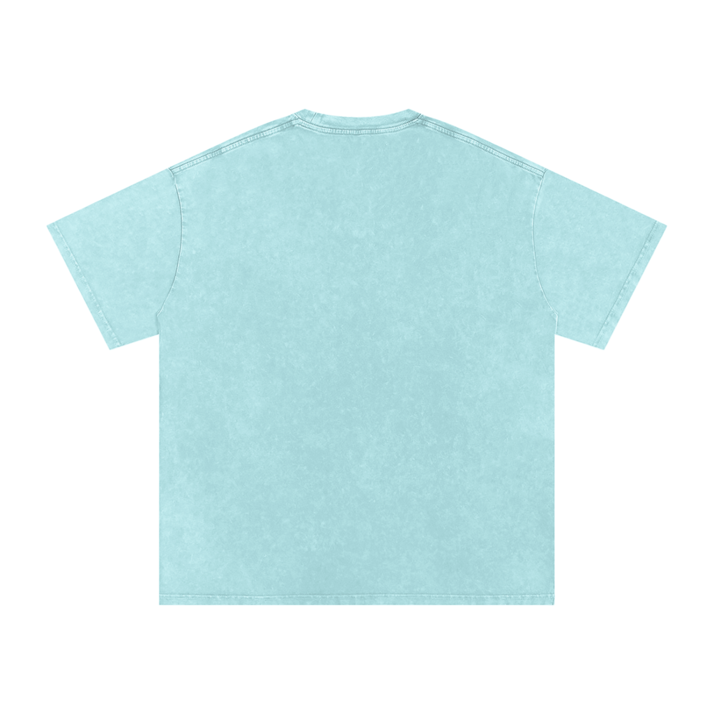 Money For Wars  Snow Washed Oversized Cotton T-Shirt