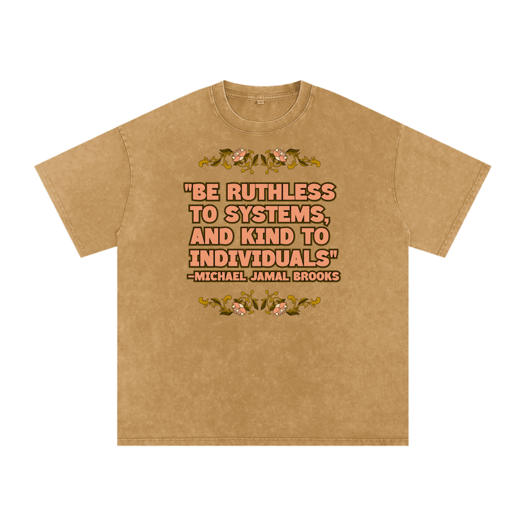 Ruthless to Systems Unisex Regular Fit Crewneck T-Shirt