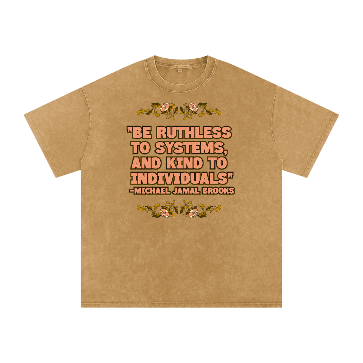 Ruthless to Systems Unisex Regular Fit Crewneck T-Shirt