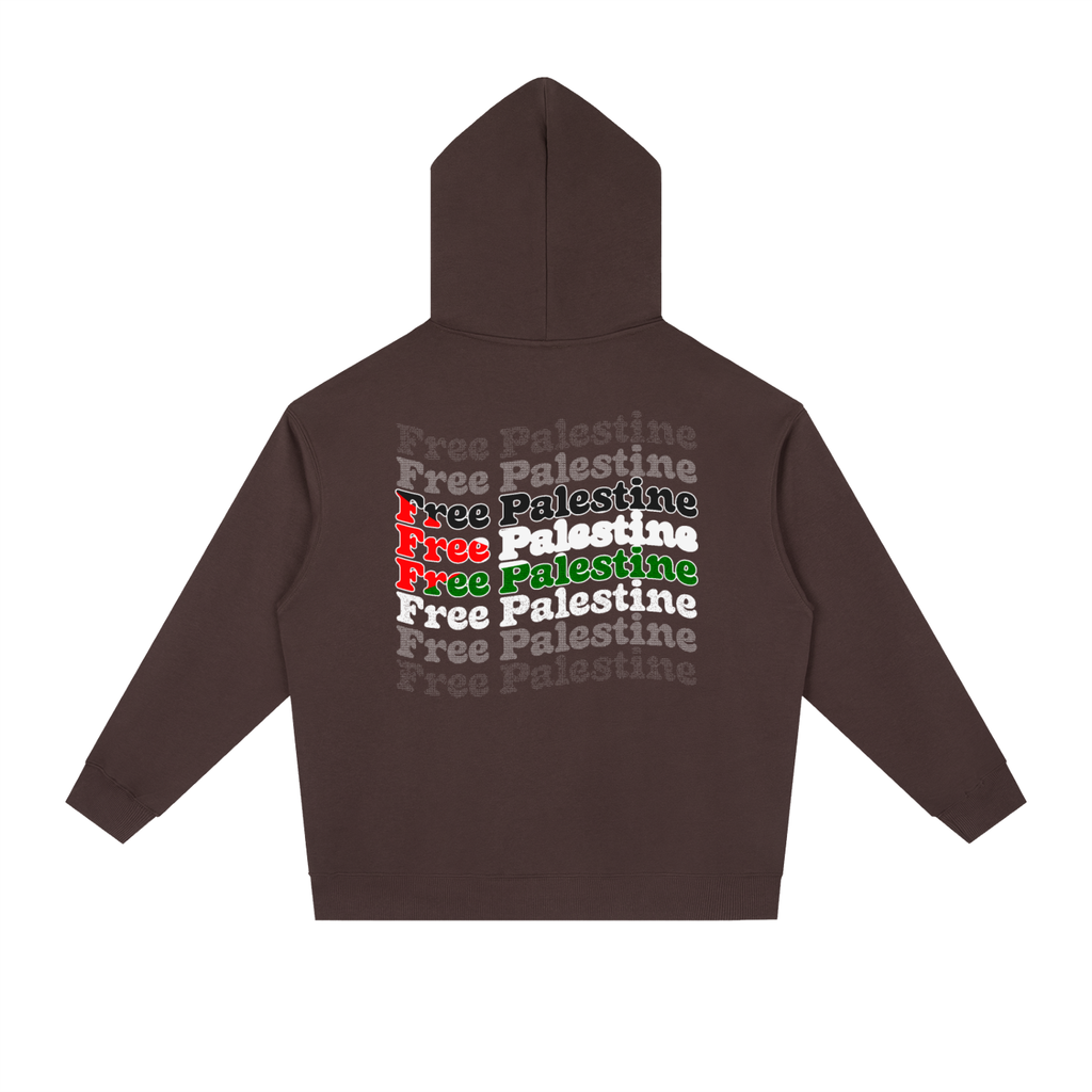 Free Palestine Flag Essential Heavyweight Drop-Shoulder Hoodie