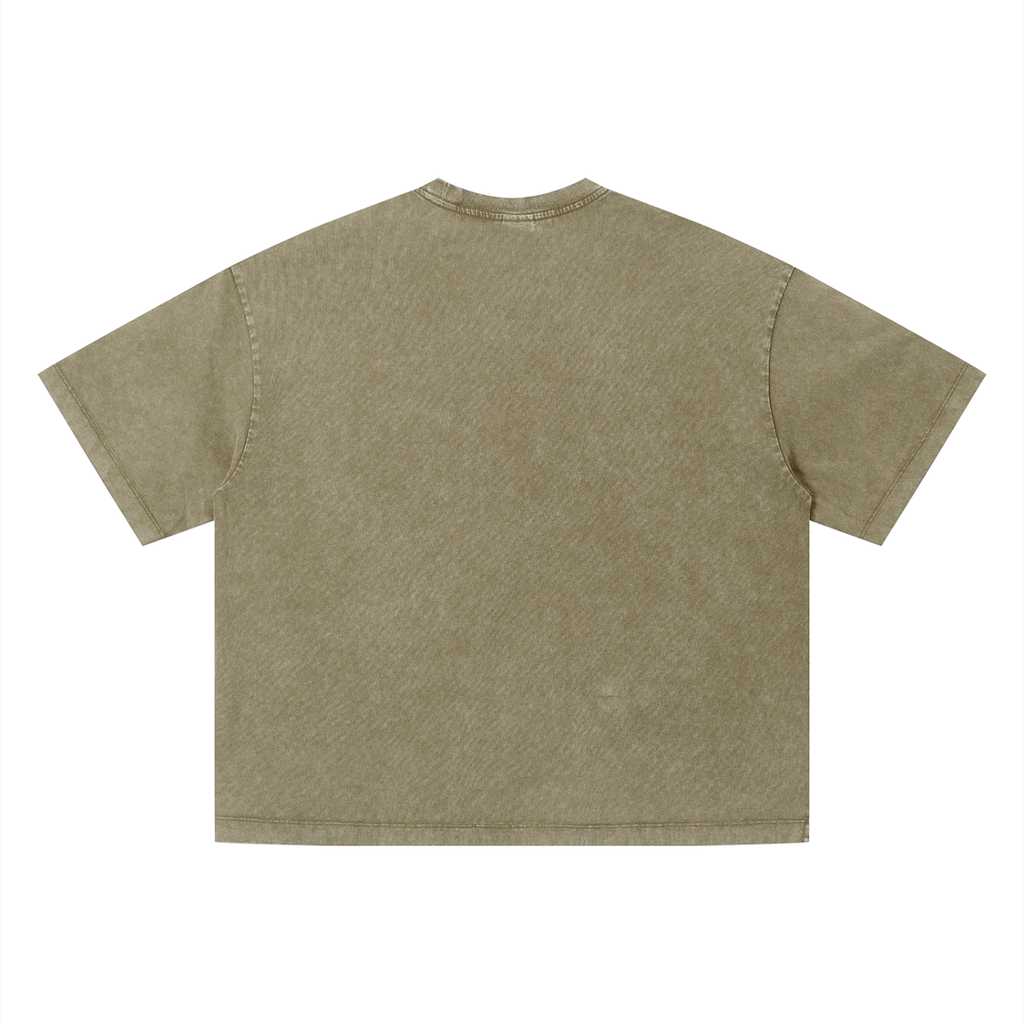 WTF Bear? Unisex Vintage Wash Boxy T-Shirt