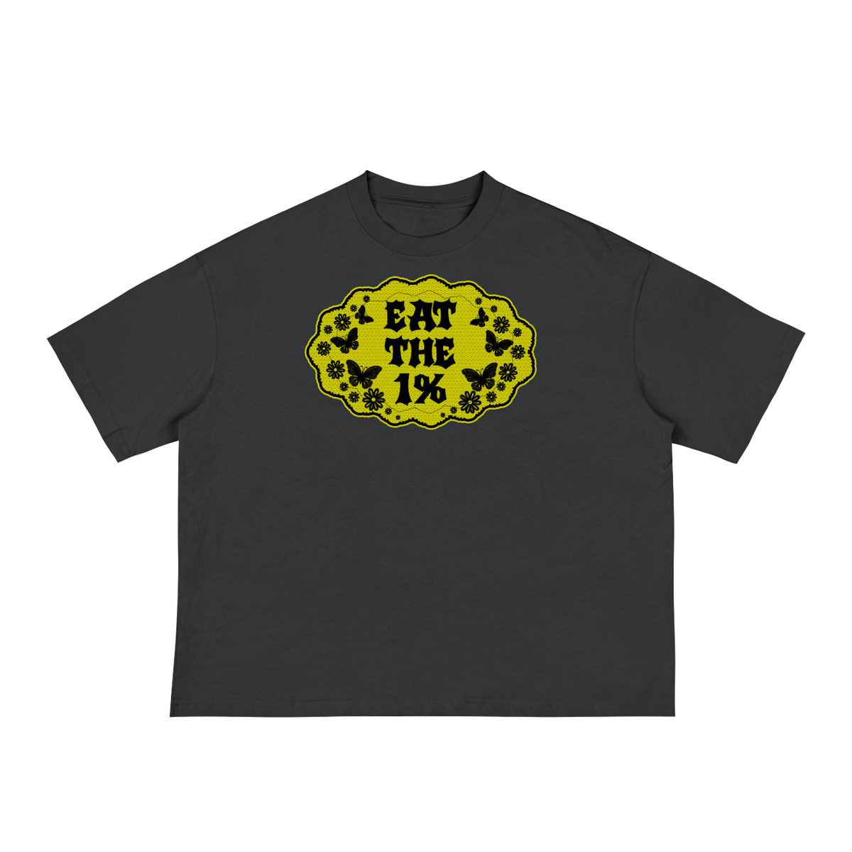 Eat the 1 Percent Vintage Washed Oversized Cotton T-Shirt