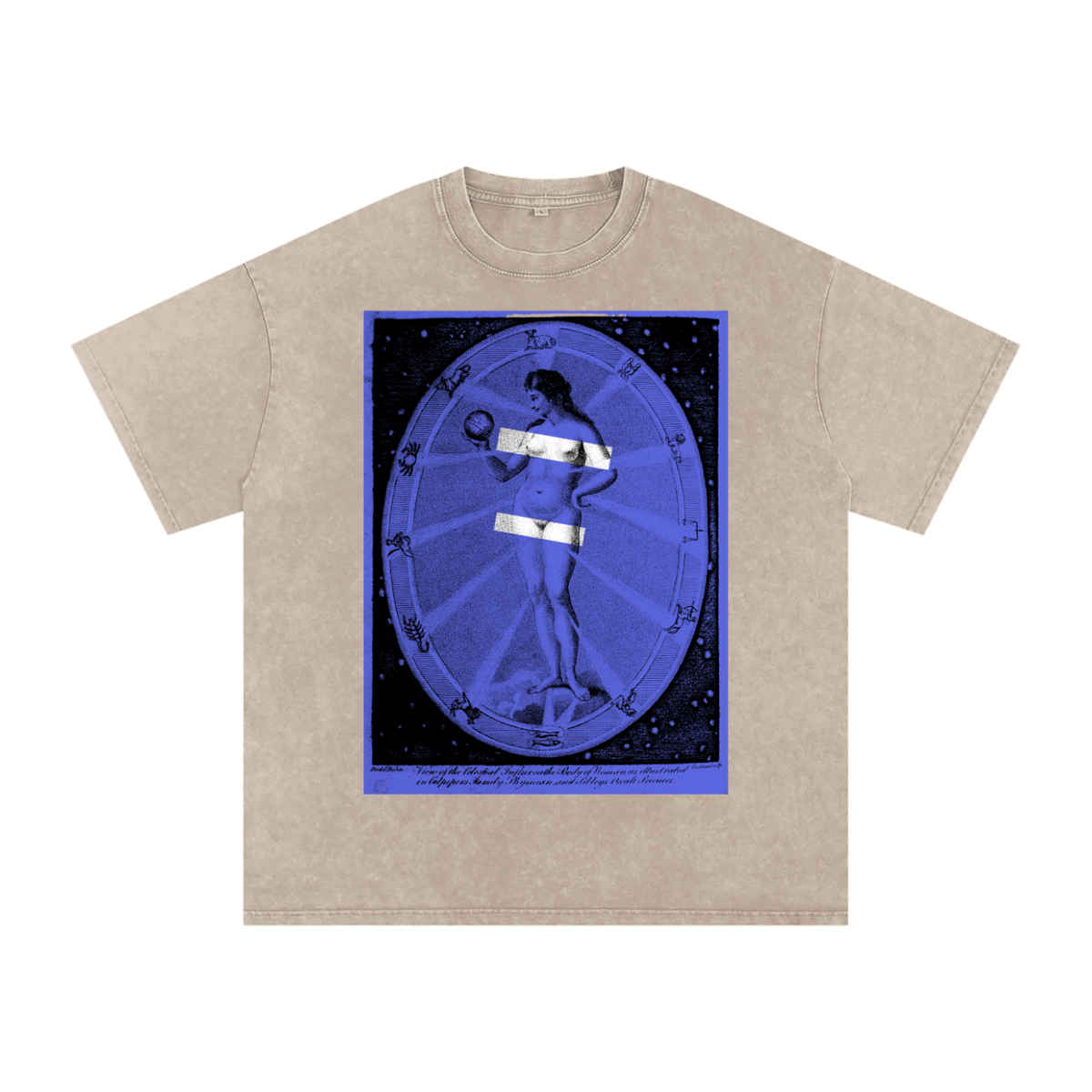 I'm a Virgo  Snow Washed Oversized Cotton T-Shirt