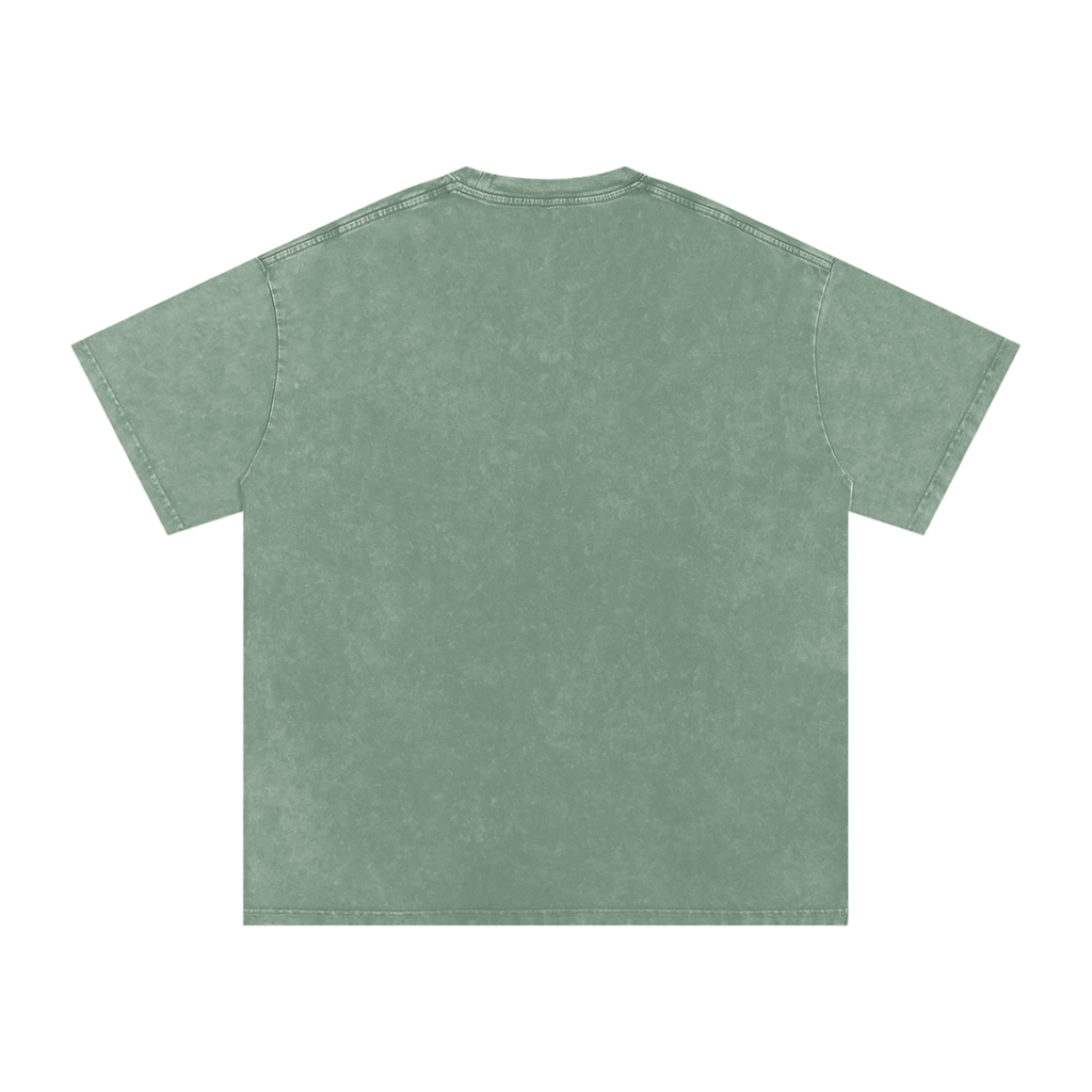 Money For Wars  Snow Washed Oversized Cotton T-Shirt