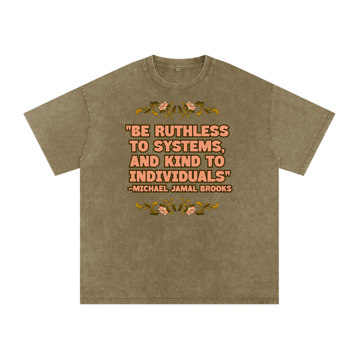 Ruthless to Systems Unisex Regular Fit Crewneck T-Shirt